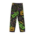 thumbnail image 5 of Goofa Carnival Mardi Gras3 Printed Soft Pajama Pants for Men, Wide Leg Comfy Casual Lounge Yoga Pants-Medium, 5 of 9