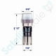 thumbnail image 3 of SatelliteSale Conectores Coaxiales Tipo F para Interiores y Exteriores con Sellado Hermético para Cables Coaxiales RG-6 (Paquete de 4 Unidades), 3 of 6