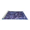 thumbnail image 2 of Ahgly Company Machine Washable Indoor Rectangle Abstract Blue Modern Area Rugs, 7' x 10', 2 of 4