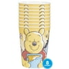 Winnie the Pooh Plastic 16 oz Cups, 8 Count