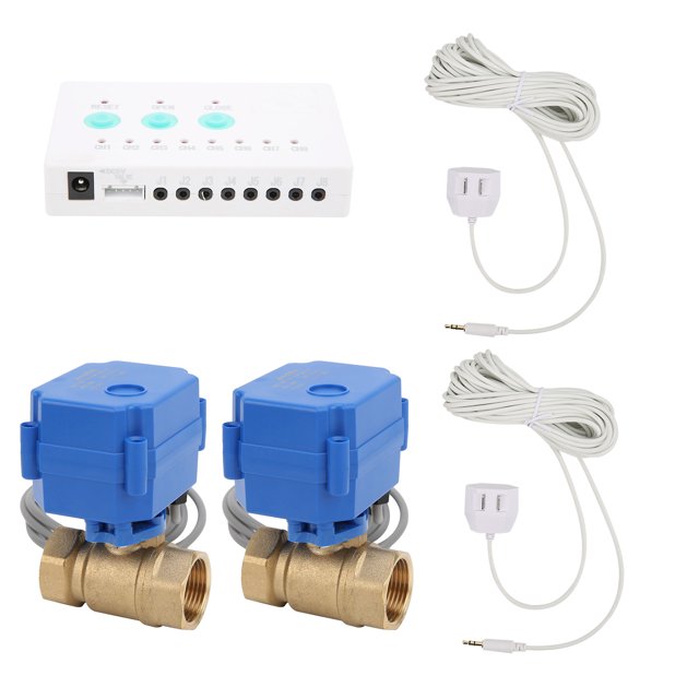 Water Leaking Sensor, 8 LED Alarm Indicators Water Leaking Detector For Hospitals For Schools For Factories