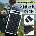 thumbnail image 2 of 1pc 30W Portable Solar Panel, 5V Solar Plate With USB Safe Charge Stabilize Battery Charger For Power Bank Phone Outdoor Camping Home, 2 of 4