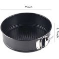 thumbnail image 3 of shiyou-Springform Pan, 9 Inch Non-Stick Coating Round Cake Pan with Removable Bottom Leakproof Cake Pan, 3 of 4
