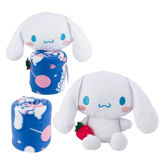HELLO KITTY & FRIENDS CINNAMOROLL HUGGER & THROW SET - 2PCS