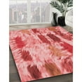 thumbnail image 2 of Ahgly Company Indoor Rectangle Patterned Light Coral Pink Area Rugs, 7' x 10', 2 of 6