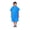 Blue, variant on ALLEN & MATE 100% Cotton Kids Hooded Surf Poncho Changing Robe, Quick Absorbent Wearable Swim Towel Boys & Girls, 6-13 Years