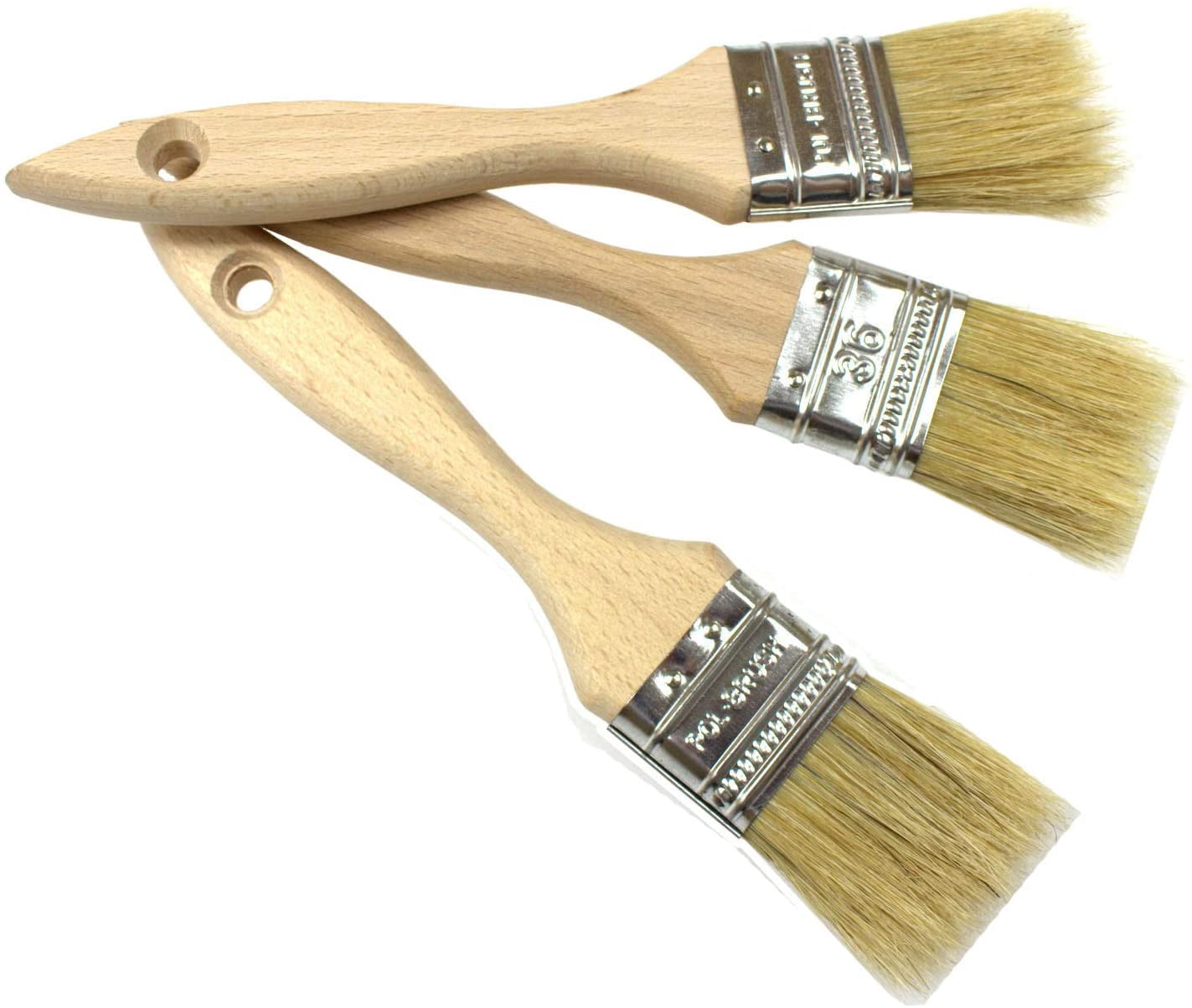 Chainplus Professional Paint Brushes Natural For Paint Job With Acrylic Chalk Oil Based 