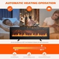 thumbnail image 6 of Spaco Electric Fireplace Heater 1500W/750W, 5100 BTUs, 169 Flame Shades, Remote Controller, Wall Mount/Recessed/Freestanding for Home Space, Black, 6 of 7