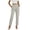 Gray, variant on Women's Soft Fabric Loose Fit Long Pants, Elastic Waist Drawstring with Pockets, Casual Outdoor Walking Lounge Pants, Womens | VerBelle,Beige L
