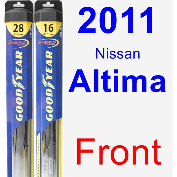 2011 Nissan Altima Wiper Blade Set/Kit (Front) (2 Blades) Hybrid