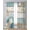 Teal Blue, variant on Beach Coastal Sheer Curtains 54 Inch Length 2 Panels Set for Living Room/Bedroom, Summer Nautical Coral Shell Botanical Kitchen Curtains Grommet Semi-Sheer Curtains Drapes Window Treatments 42"x54"x2