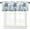 Oceanppa8018, variant on lajsbvdj624 Oceanppa Coral Shells Starfish Rod Pocket Semi-Sheer Kitchen Valances Curtains, 54 x 18 in
