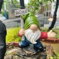 thumbnail image 4 of SLYNSHome Garden Gnome Statue Decoration,Welcome Gnome Figurine Ornament for Indoor Outdoor Home Patio Yard Lawn Gnome Lovers & Fairy Garden Accessories, 4 of 7