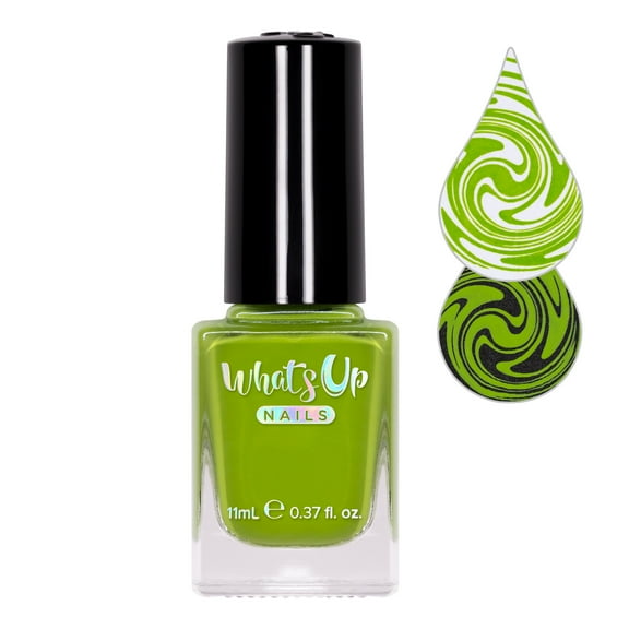 Whats Up Nails Pod Partners Stamping Polish (Green Creme) for Nail Art Designs