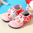 thumbnail image 2 of MEZZALL Girls Sneakers For Toddlers Soft Sole Non- Quick Drying Beach Shoes With Prints Easy Closure For Everyday Wear Relaxed Fit Baby Wear, 2 of 4