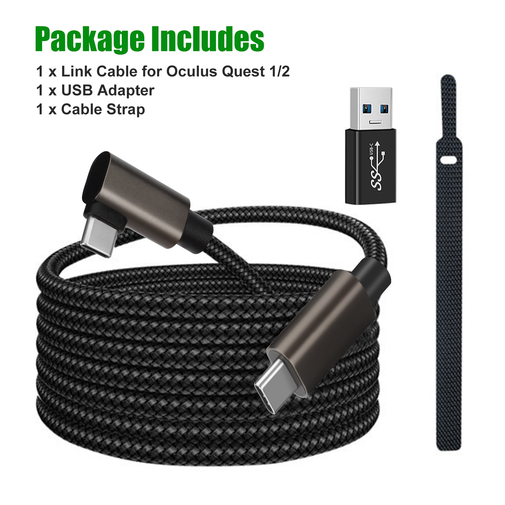 Y-Team for Oculus Quest 2 Link Cable, 16ft Long USB 3.0 to USB C Data  Transfer & Charging Cable for Oculus Link Cable, Compatible with VR Quest 2