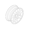 Genuine OE Mini Wheel, Alloy - 36-11-6-775-684