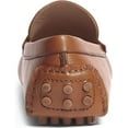 thumbnail image 4 of Carlos by Carlos Santana Mens Ritchie Driver Loafer 8 Tan Calfskin Leather, 4 of 5