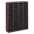 thumbnail image 5 of Bowery Hill Wood 60 Compartments Mail Organizer in Mahogany, 5 of 6