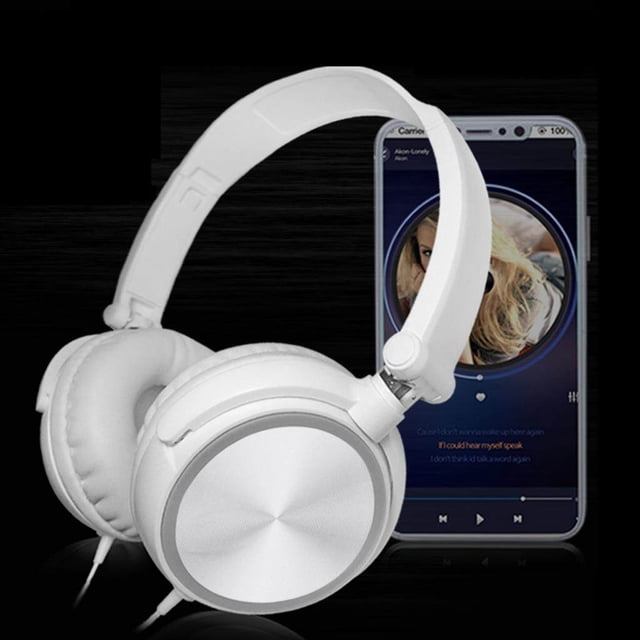 tredstone S1 Portable 3.5mm Wired Headset Stereo Foldable Headphones White