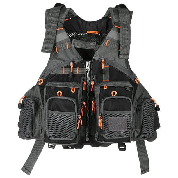 Lixada Fly Fishing Vest Pack Fishing Sling Pack Fishing Backpack,Black