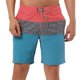 thumbnail image 1 of Lars Amadeus Pantalones cortos de bloque de color de verano pahombre Pantalones cortos de plapanadar con racon cordón rojo azul 36, 1 of 6