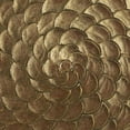 thumbnail image 5 of DecMode Gold Wood Carved Radial Plate Wall Decor, 5 of 8