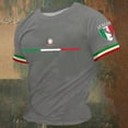 thumbnail image 2 of Mens Tshirt Italian Themed Print Thin Breathable Tees Shirt Short Sleeve Crew Neck Relaxed Fit Casual Streetwear Mens Tees Graphic, 2 of 3