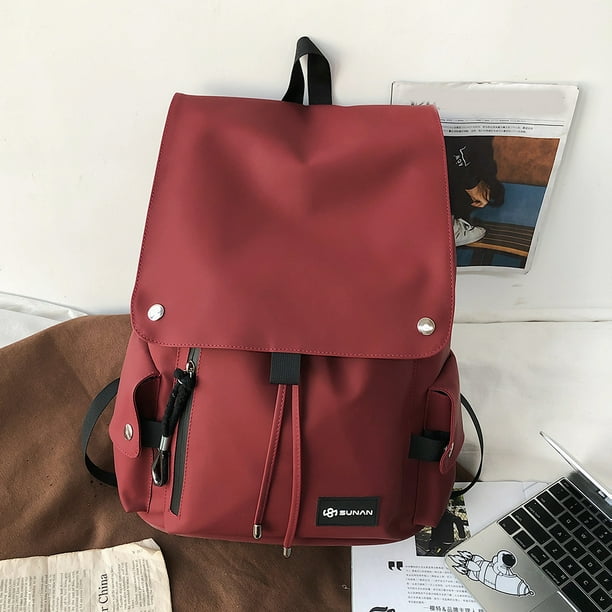 Bolsa Mochilas Deportes al aire libre Oxford Tela Estudiantes Cordón Casual Mochila (Rojo) Ehuebsd Para Estrenar
