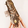 thumbnail image 3 of JZROCKER Beautiful Finger Ring Gothic Steampunk Lace Cuff Fingerless Glove for Engagement, 3 of 11