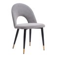 thumbnail image 2 of Menlo Chaise de Salle à Manger (Ensemble de 2) Gris, 2 of 8