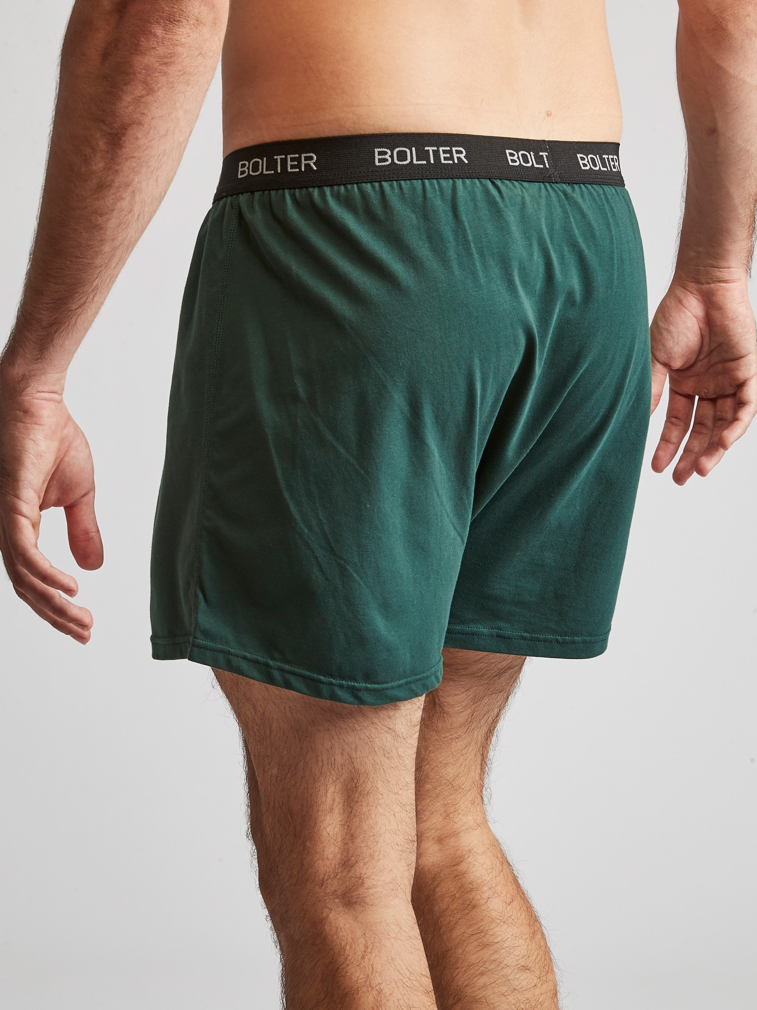Bolter Men's 5-Pack Cotton Stretch Boxers Shorts (XXX-Large, Greens) - image 3 of 11