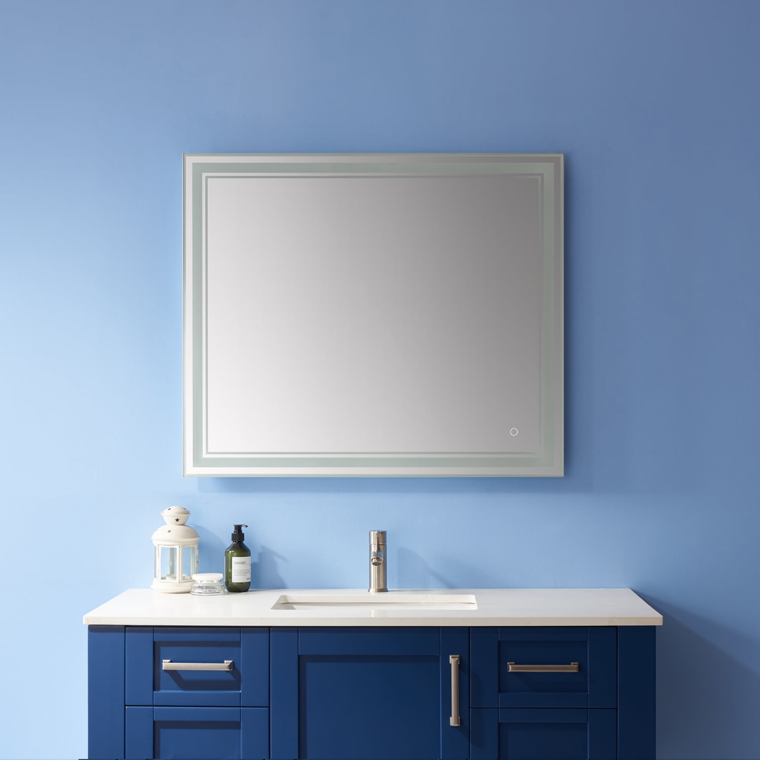 Varese 36'' Rectangle LED Lighted Accent Bathroom Vanity Wall Mount Mirror