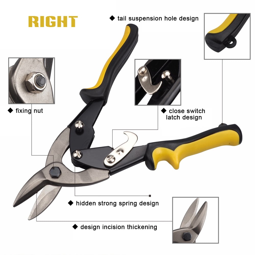 industrial scissors Tin Snips for Cutting Metal Sheet Labor-saving