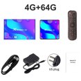 thumbnail image 1 of Wifi Bluetooth-compatible 4.0 Media Player Home Wireless TV Set Top Box Quad-core 4K 1080P Control remoto, 4G + 64G, enchufe de EE. UU. Scienceny EL000225-10B, 1 of 2