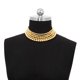 thumbnail image 3 of Collar de Cadena Vintage Sunnimix Gargantilla Redonda Exagerada de 5 Capas para Mujer Oro, 3 of 8