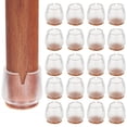 thumbnail image 1 of 16PCS Chaise Jambe Couvre Anti-Rayure Chaise Jambe Chaise Transparente Couverture de Jambe, 1 of 8