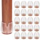 thumbnail image 2 of 16 Uds. Fundas para patas de silla antiarañazos, funda transparente para patas de silla, 2 of 8