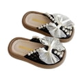 thumbnail image 5 of Gpaecead Girls Pearl Slide Sandals Open Toe Soft Sole Non-Slip Casual Outdoor Princess Shoes Breathable Summer Shoes Black, 5 of 8