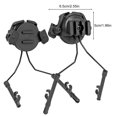 thumbnail image 5 of Soporte de auriculares Soporte de auriculares Soporte de auriculares extensible para riel de casco de 19-21 mm (negro), 5 of 5