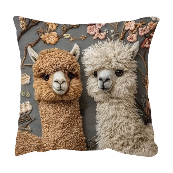 SLYNSHome Farmhouse Throw Pillow Cover Art Animals Decorative Summer Throw Pillow Covers for Indoor Outdoor Decor