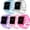 (Clear/Blue/Pink/Purple/Hot Pink), variant on [5 Packs] Compatible for Clear Apple Watch Band with Bumper Case, Jelly Crystal Women Men Watch Band Sport TPU Strap with Case for iWatch Series 9 8 7 6 5 4 3 2 1 SE Ultra 2/1