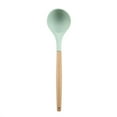 thumbnail image 2 of Shop & Save,Wooden Spatula,Cooking Utensils,Non-stick,Silicone Spatula,Kitchenware,Chef's Tool,Baking,Cooking Gadgets,Easy Grip,Food Preparation Valentine’s Day Ready|Silica gel,Green, 2 of 8