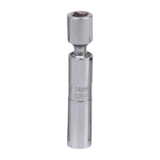 Dado magnético para bujías de 3/8 de pulgada, 12 puntas, multiusos, profesional Giratorio 97mm 14mm