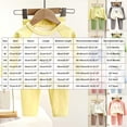 thumbnail image 3 of KPOPLK Toddler Girl Clothes Cute Printed Sweatshirt Pants 2Pcs Fall Outfits for Little Girls Clothing 2 Pcs Set 1T 2T 3T 4T 5T(6-12 Months,Light Yellow), 3 of 4