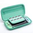 thumbnail image 5 of SHAR Portable Storage Case (Green Leaf) for Nintendo Switch lite models Durable Hard Shell Game Storage Handbag Portable Travel Bag PU Bag, 5 of 5