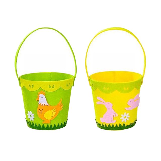Canasta de Pascua Favor Decoraciones con Asas para Casa de Pascua Soledad Cestas de Pascua