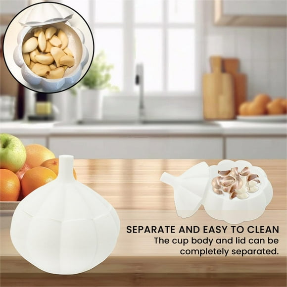 Food Storage Kitchen Organizer with Garlic Shaped Design for Storage Solutions in Kitchen Space-Saving Organizer Kitchen Storage