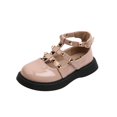 thumbnail image 2 of 3-12T Girls Rivets Flats Dress Shoes Kids Princess PU Leather Mary Janes Dance Shoes, 2 of 5