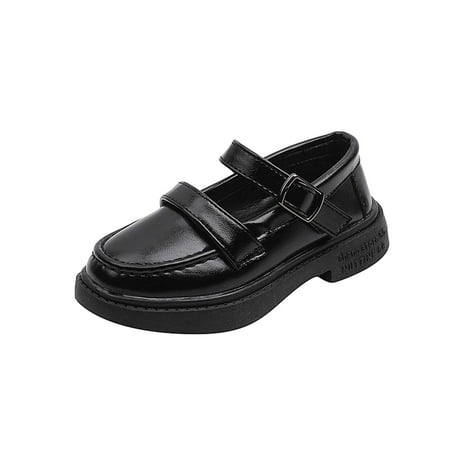 

Binmer Spring And Autumn Girls Uniform Shoes Performance Casual Single Shoes Small Leather Shoes